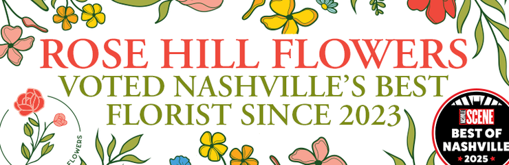 Thank you for voting us Best Florist in Nashville since 2023