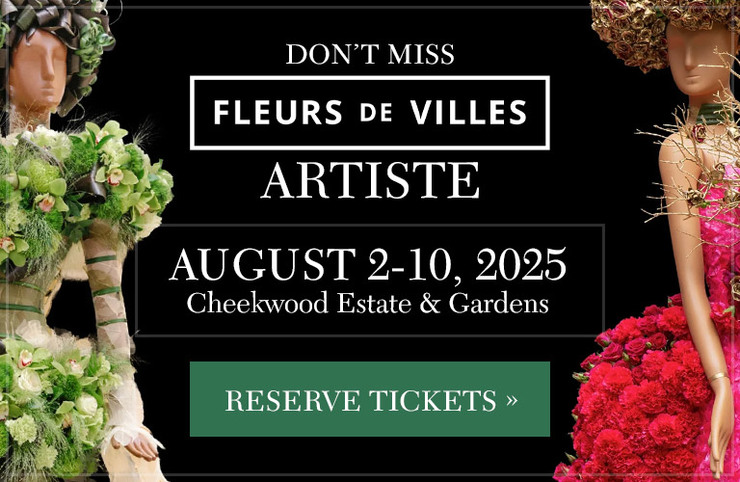 Don't Miss: Fleurs de Villes ARTISTE at Cheekwood Aug 2nd-10th