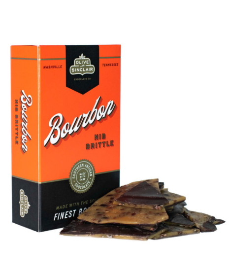 Olive & Sinclair Bourbon Nib Brittle