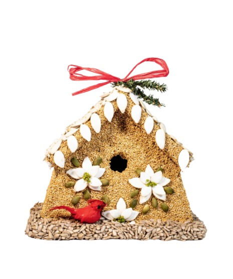 Poinsettia Birdhouse