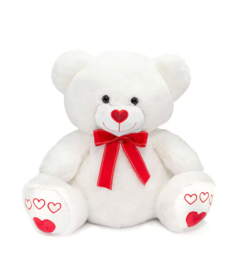 Valentine Heart Plush Bear- 19.5