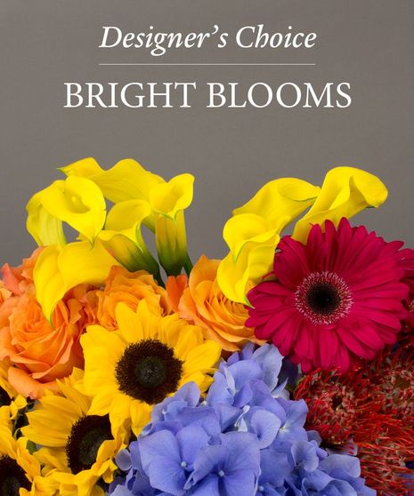 Bright Blooms Mixed Flower Bouquet - Custom Design