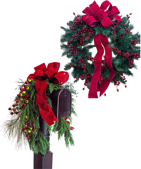 Festive Mailbox Decor