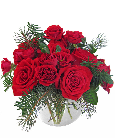 Holiday Rose Bowl