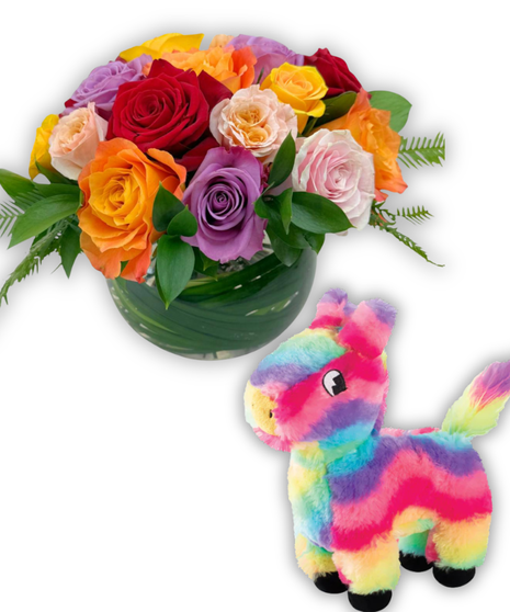 Rainbow Rose Bowl - Dog Mom Bundle