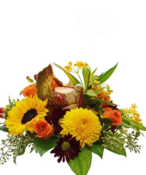 Turkey Candle Centerpiece
